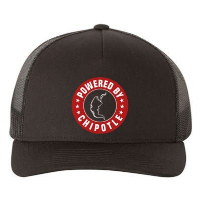 Powered By Chipotle Design Chili Pepper Yupoong Adult 5-Panel Trucker Hat