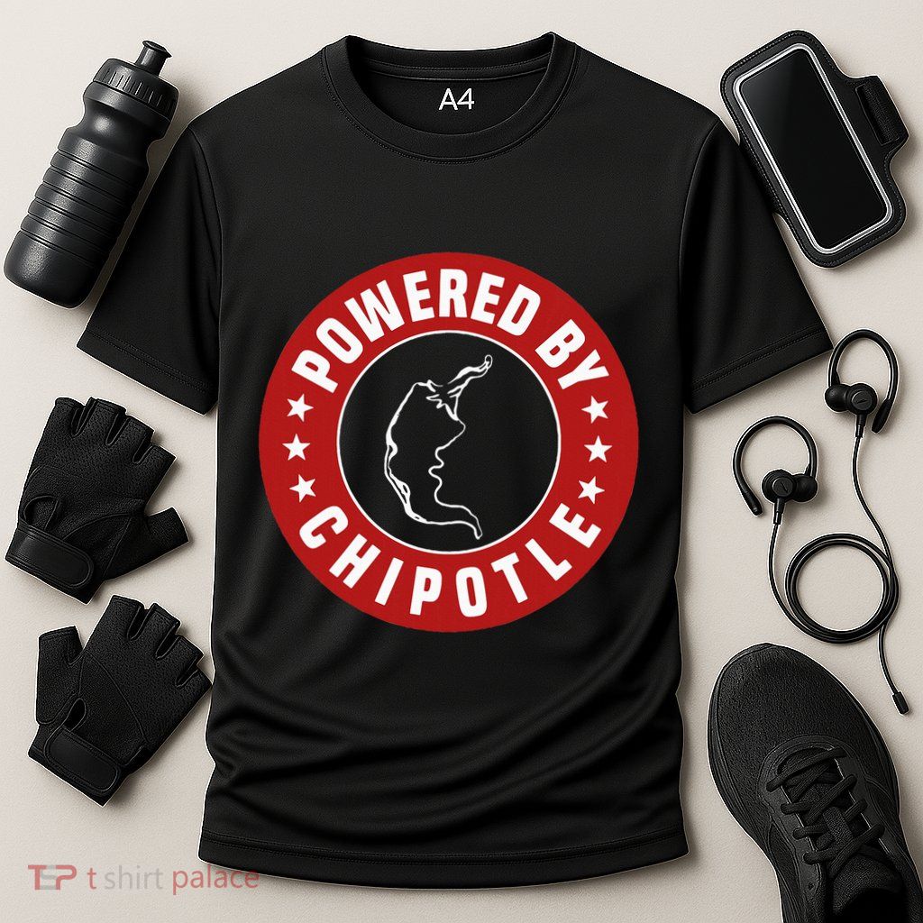 Powered By Chipotle Design Chili Pepper Performance Shirt