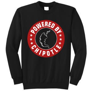 Powered By Chipotle Design Chili Pepper Sweatshirt