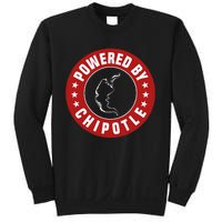 Powered By Chipotle Design Chili Pepper Sweatshirt