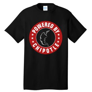 Powered By Chipotle Design Chili Pepper Tall T-Shirt