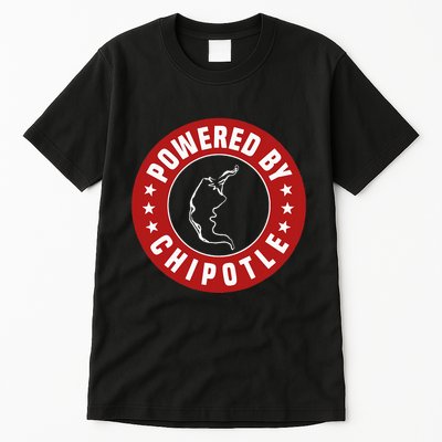 Powered By Chipotle Design Chili Pepper Tall T-Shirt