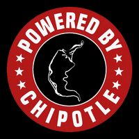 Powered By Chipotle Design Chili Pepper Drawstring Bag
