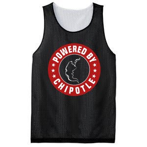 Powered By Chipotle Design Chili Pepper Mesh Reversible Basketball Jersey Tank