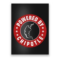 Powered By Chipotle Design Chili Pepper Poster