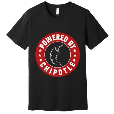 Powered By Chipotle Design Chili Pepper Premium T-Shirt