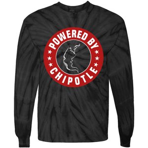 Powered By Chipotle Design Chili Pepper Tie-Dye Long Sleeve Shirt