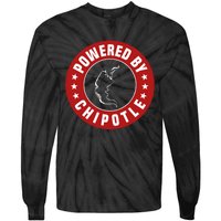 Powered By Chipotle Design Chili Pepper Tie-Dye Long Sleeve Shirt