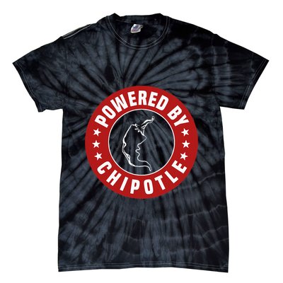 Powered By Chipotle Design Chili Pepper Tie-Dye T-Shirt