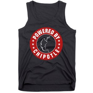 Powered By Chipotle Design Chili Pepper Tank Top