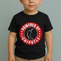Powered By Chipotle Design Chili Pepper Toddler T-Shirt