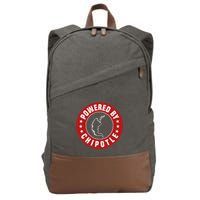 Powered By Chipotle Design Chili Pepper Cotton Canvas Backpack