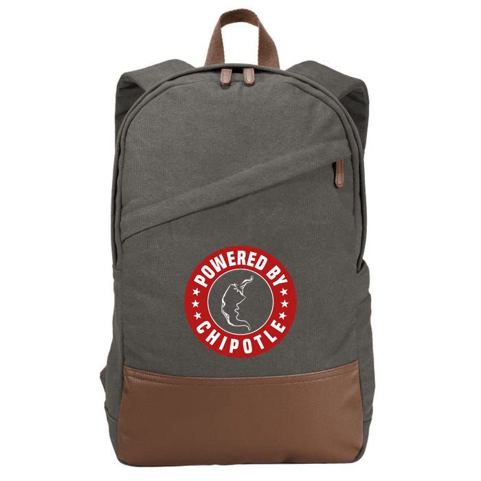 Powered By Chipotle Design Chili Pepper Cotton Canvas Backpack
