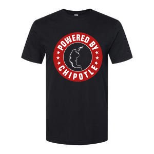 Powered By Chipotle Design Chili Pepper Softstyle CVC T-Shirt