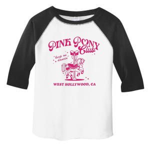 Pink Boots Cowgirl Western Pony Club Toddler Fine Jersey T-Shirt