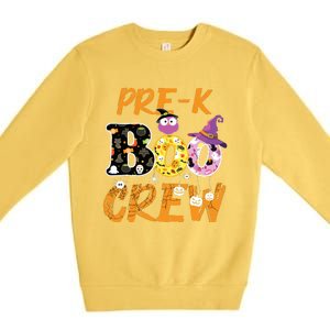 Prek Boo Crew Funny Halloween Costume Teacher Student Gift Premium Crewneck Sweatshirt