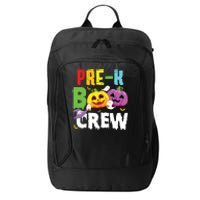 Prek Boo Crew Ghost Pumpkin Halloween Costume Teacher Kids City Backpack