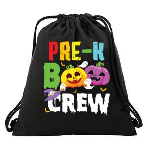 Prek Boo Crew Ghost Pumpkin Halloween Costume Teacher Kids Drawstring Bag