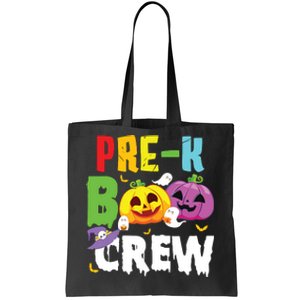 Prek Boo Crew Ghost Pumpkin Halloween Costume Teacher Kids Tote Bag