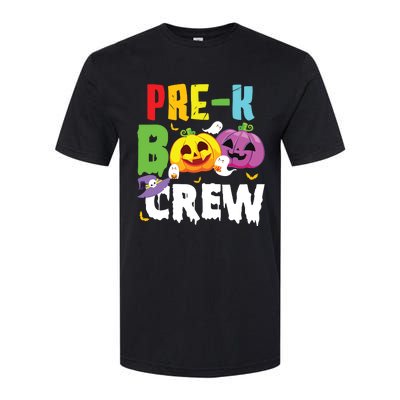 Prek Boo Crew Ghost Pumpkin Halloween Costume Teacher Kids Softstyle® CVC T-Shirt