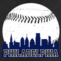 Philadelphia Baseball City Skyline 7 Panel Mesh Trucker Snapback Hat