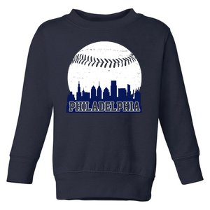 Philadelphia Baseball City Skyline Toddler Sweatshirt