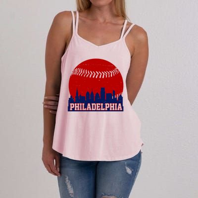 Philadelphia Baseball City Skyline Women's Strappy Tank