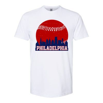 Philadelphia Baseball City Skyline Softstyle® CVC T-Shirt