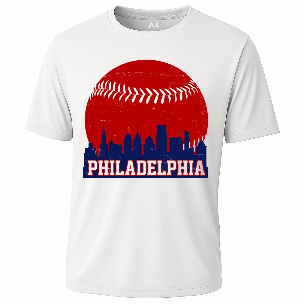 Philadelphia Baseball City Skyline Performance Shirt
