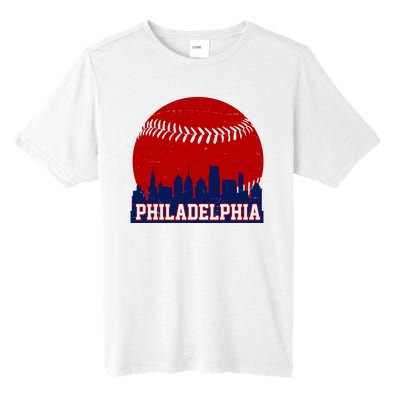 Philadelphia Baseball City Skyline Tall Fusion ChromaSoft Performance T-Shirt