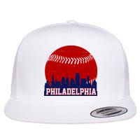 Philadelphia Baseball City Skyline Flatbill Hat