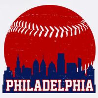 Philadelphia Baseball City Skyline Flatbill Hat