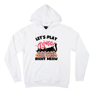 Play Bingo & Cat Bingo Player Gambling Bingo Hoodie