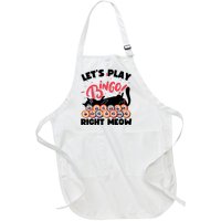 Play Bingo & Cat Bingo Player Gambling Bingo Full-Length Apron With Pockets