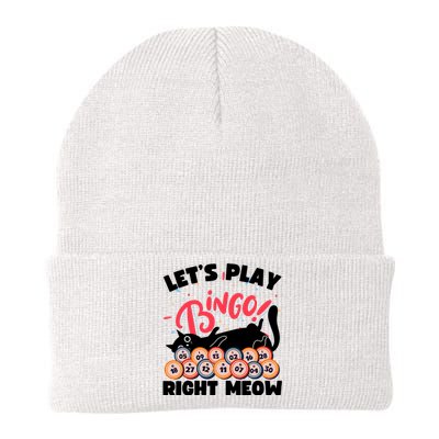 Play Bingo & Cat Bingo Player Gambling Bingo Knit Cap Winter Beanie