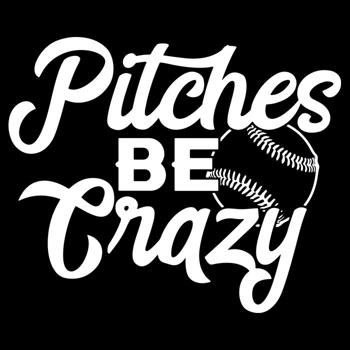 Pitches Be Crazy Softball Baseball Bag