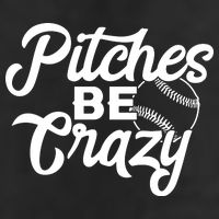 Pitches Be Crazy Softball Baseball 25L Jumbo Tote
