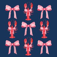 Pink Bow Cute Coquette Crawfish Clean Girl Aesthetic Cooling Performance Crew T-Shirt
