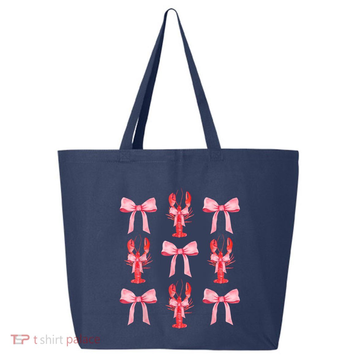 Pink Bow Cute Coquette Crawfish Clean Girl Aesthetic 25L Jumbo Tote