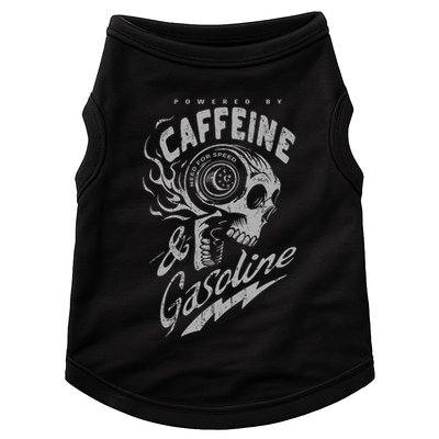 Powered By Caffeine And Gasoline Doggie Tank