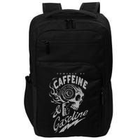 Powered By Caffeine And Gasoline Impact Tech Backpack