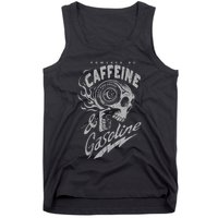 Powered By Caffeine And Gasoline Tank Top