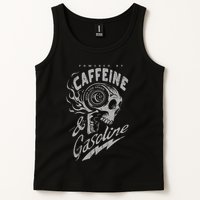 Powered By Caffeine And Gasoline Tank Top