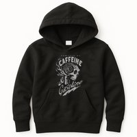 Powered By Caffeine And Gasoline Kids Hoodie