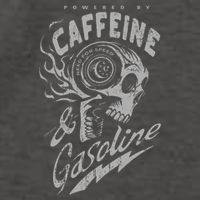 Powered By Caffeine And Gasoline Vector Backpack
