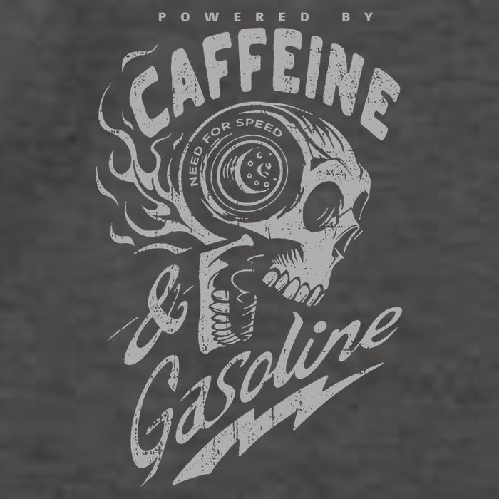 Powered By Caffeine And Gasoline Vector Backpack