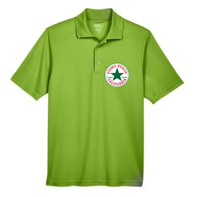 Pismo Beach California Usa Unites States Surfer Outfit Gift Men's Origin Performance Pique Polo