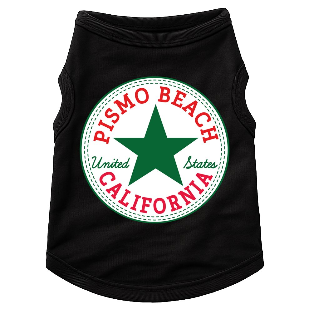 Pismo Beach California Usa Unites States Surfer Outfit Gift Doggie Tank