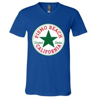 Pismo Beach California Usa Unites States Surfer Outfit Gift V-Neck T-Shirt