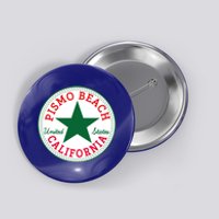 Pismo Beach California Usa Unites States Surfer Outfit Gift Button